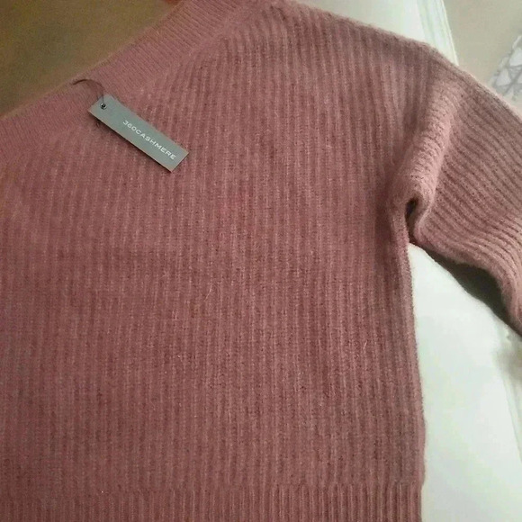 360CASHMERE ONE SHOULDER SWEATER - Picture 3 of 5